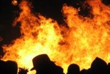 Bonfire on New Year's Eve